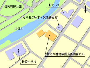 肴町3番地区位置図