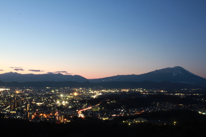 岩山展望台からの夜景