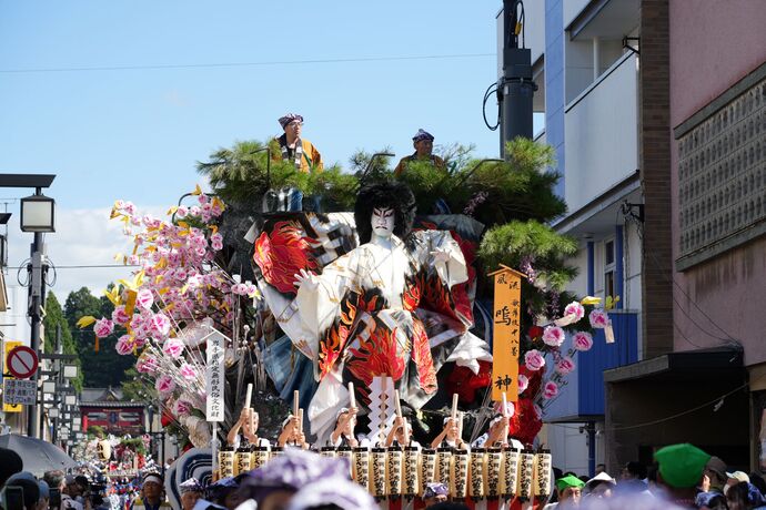 2025年の山車の様子