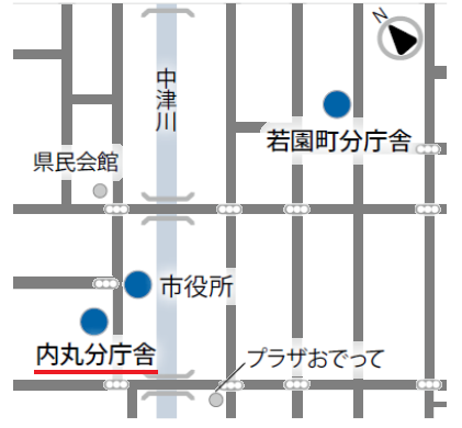 消費生活センター案内図