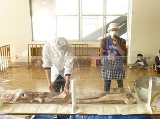 タラを捌いた1月27日