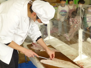 タラを捌いた1月27日