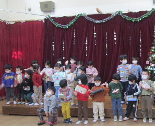 クリスマス会の写真