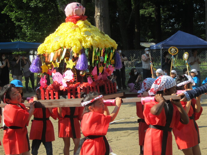 お祭りごっこの写真