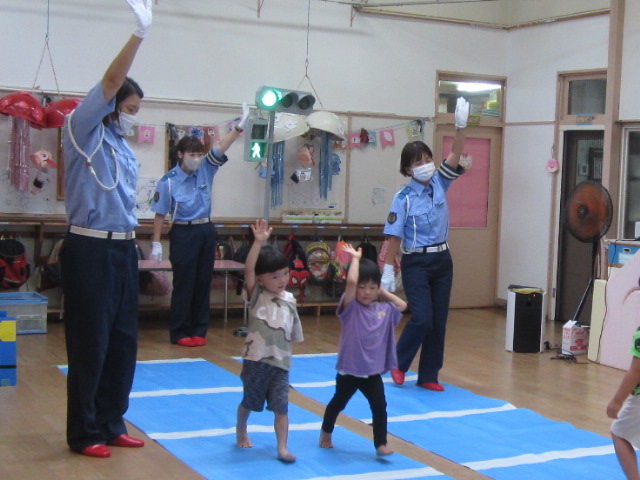 交通安全教室の写真