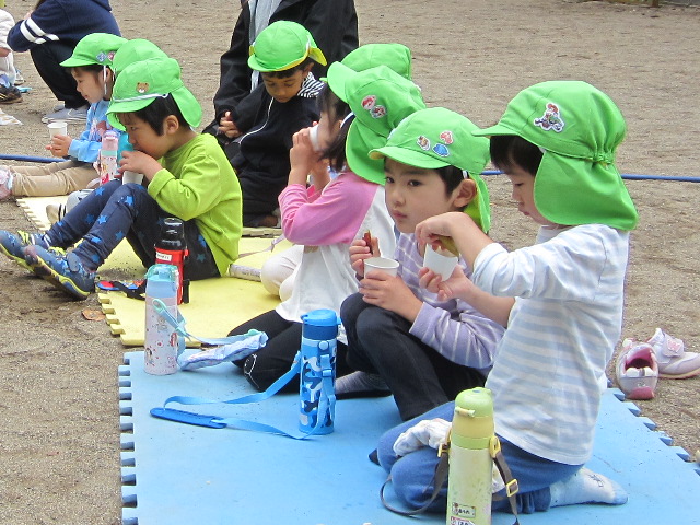 焼き芋会の写真