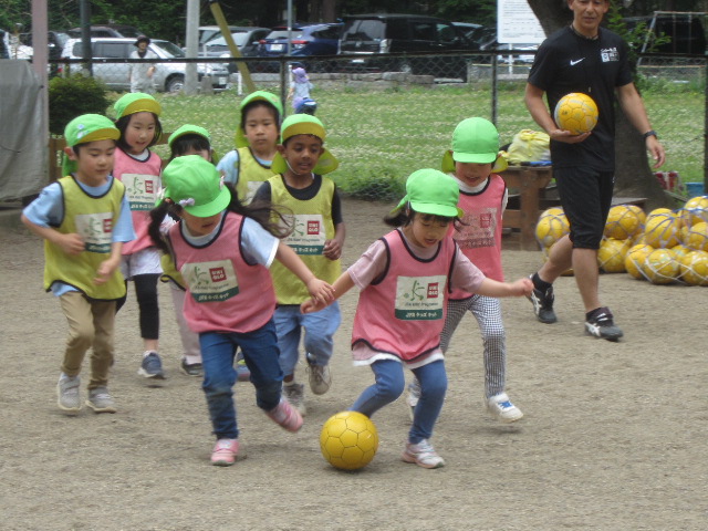 サッカー教室の写真