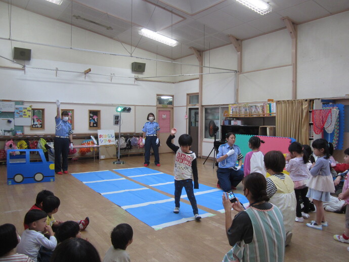 交通安全教室の写真