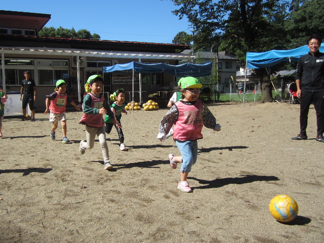 サッカー教室の写真