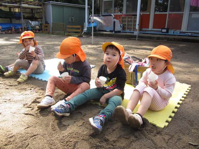 焼き芋会の写真