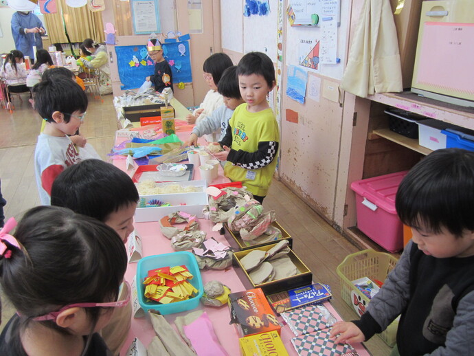 お店屋さんごっこの写真