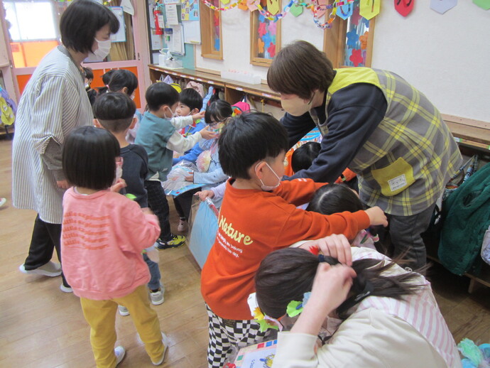 一年生おめでとう会の写真