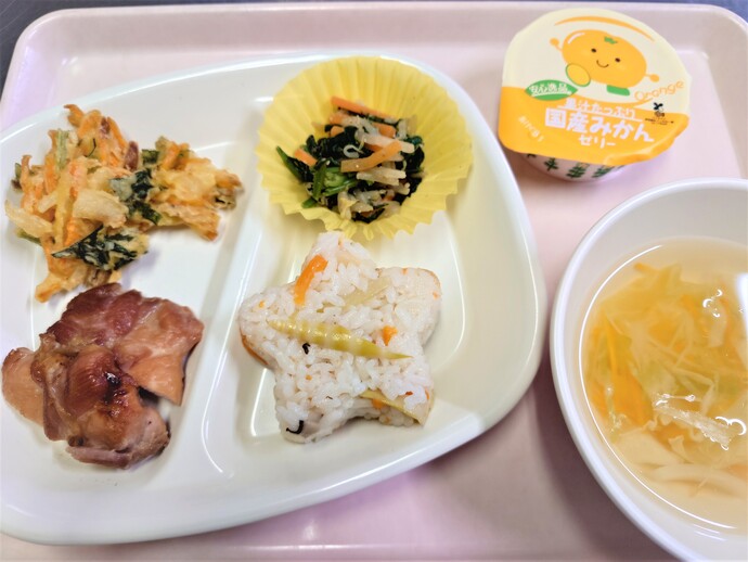 5月のおたのしみランチのごはん写真
