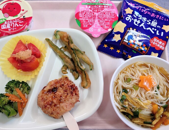 8月おたのしみランチの写真