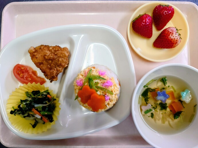 3月のひなまつりランチの写真