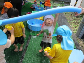 水遊び