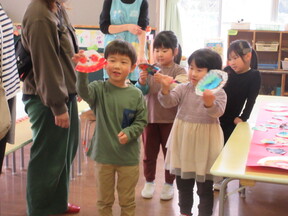 保育参加の様子