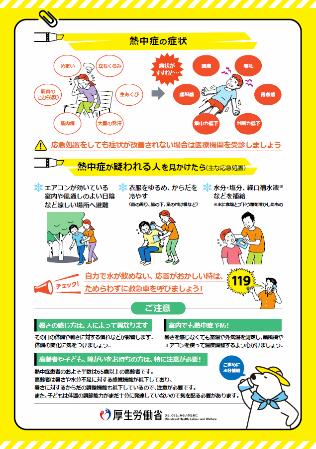 熱中症予防のために（裏）