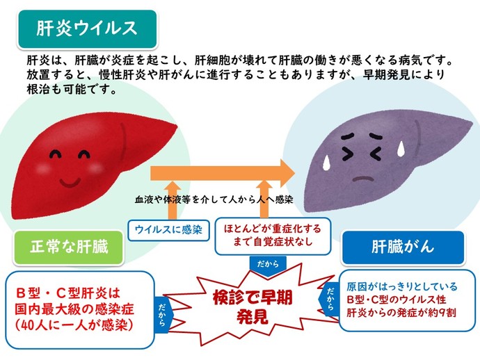 イラスト：肝炎ウイルスを知ろう