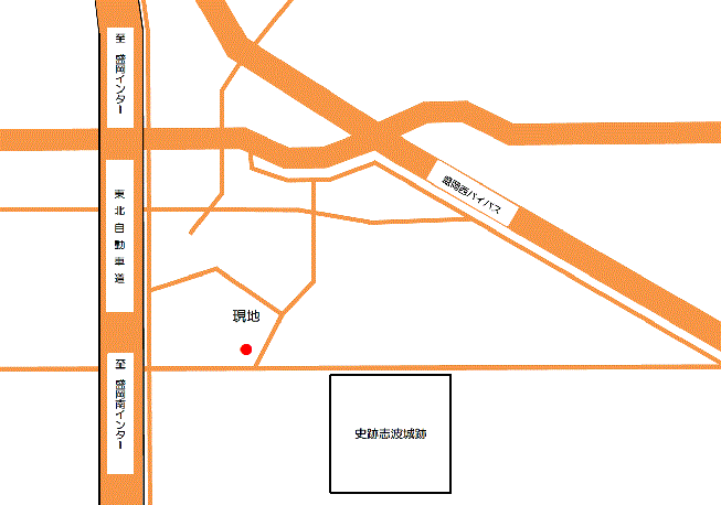 なかよし農園の地図