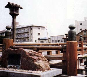 青銅擬宝珠(せいどうぎぼし)(上ノ橋)の写真