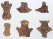縄文中期の土偶の写真