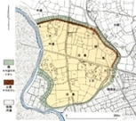 稲荷町遺跡の居館跡図