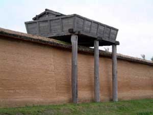 the tsuijibei wall and the turret