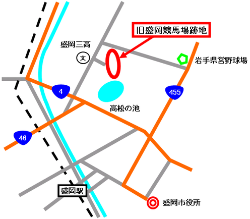 跡地の位置図