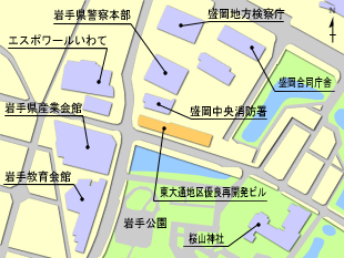 東大通地区位置図