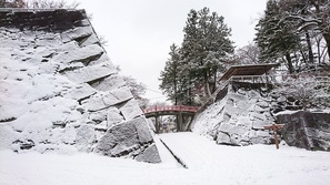 冬の盛岡城