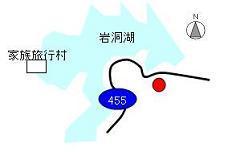 移動通信用鉄塔(岩洞湖地区)位置図