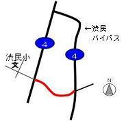 渋民鶴飼線位置図