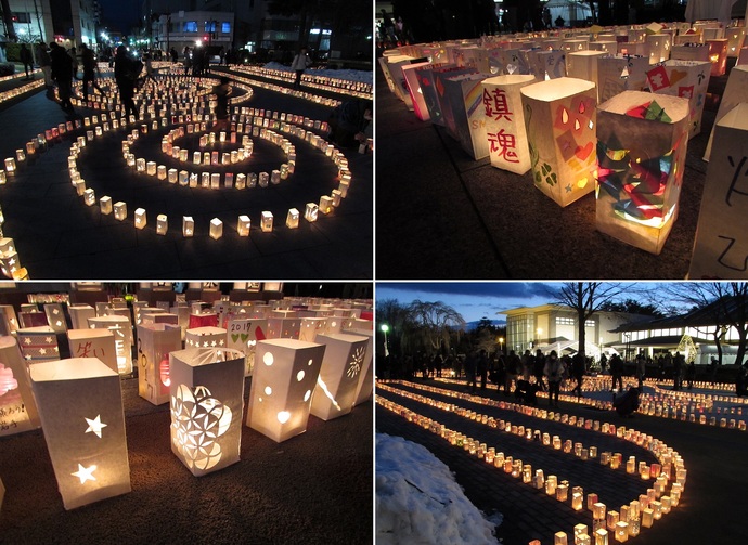 祈りの灯火2017の様子