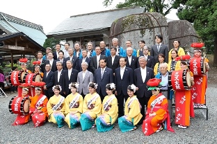 関係者の皆さんと安全を祈願