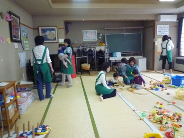 写真:託児の様子