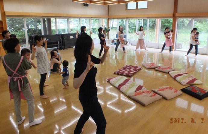 写真:キッズダンスの様子