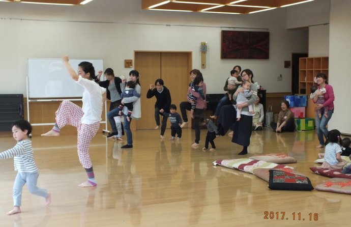 写真:キッズダンスの様子