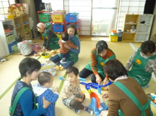 写真:託児の様子