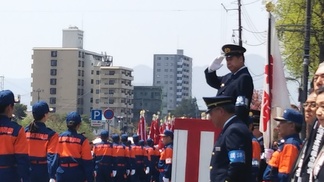 写真：盛岡市消防演習1