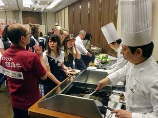 写真：水球女子カナダ及び日本代表歓迎レセプション2