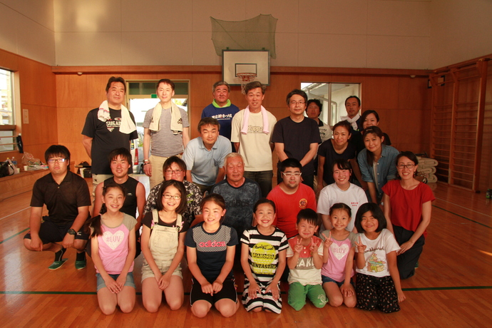 永井大念仏剣舞保存会集合写真