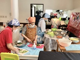 写真:調理の様子