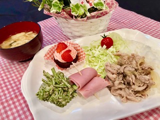 写真：調理メニュー