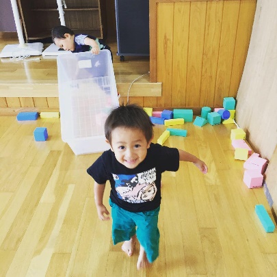 写真：託児の様子