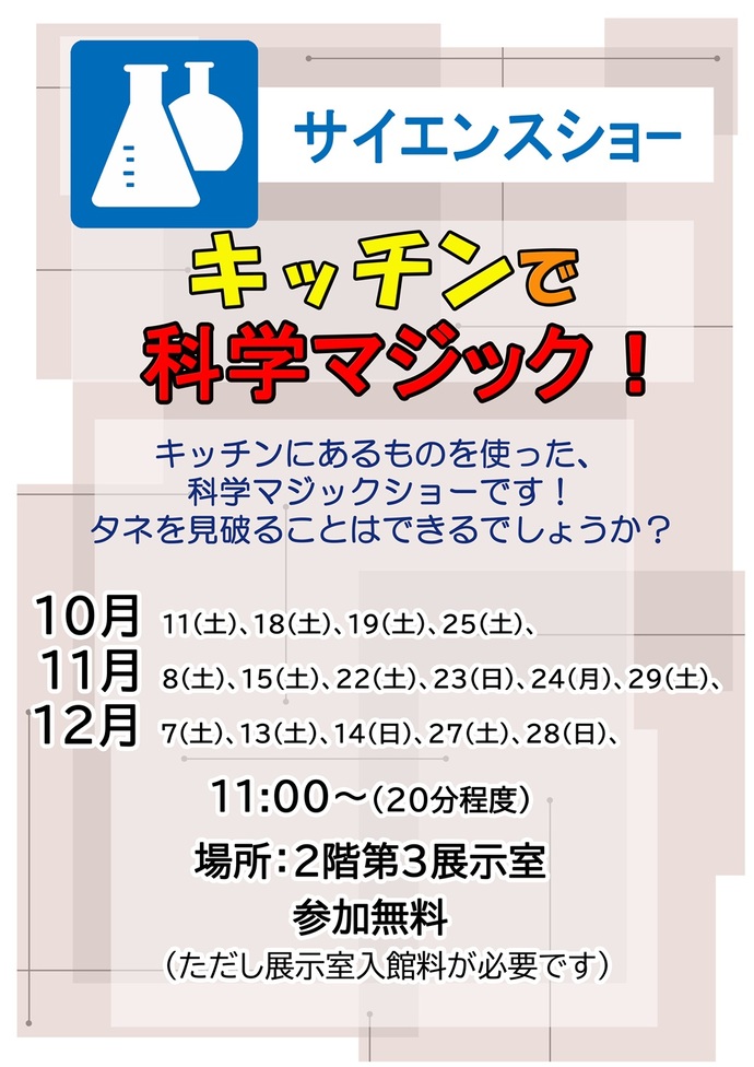 サイエンスショーの写真