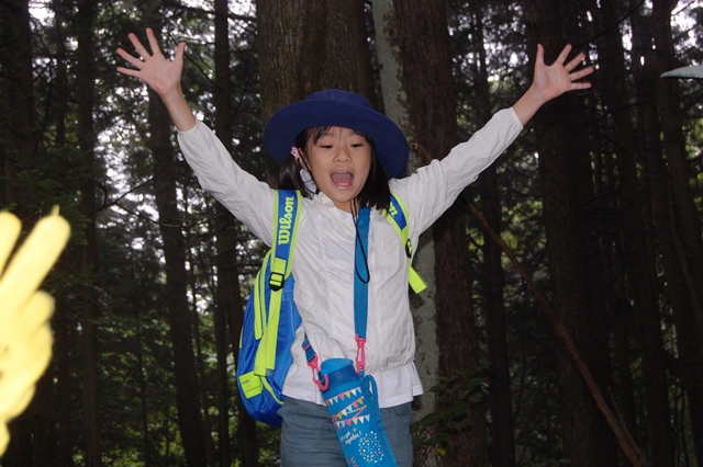 姫神山登山途中の様子