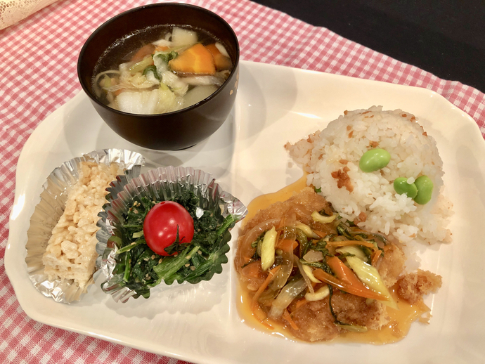 写真:調理メニュー