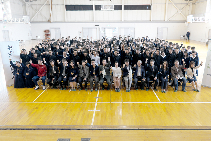 写真:盛岡南高等学校未来パスポート事業 集合写真