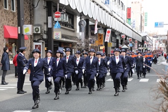 消防出初式の写真